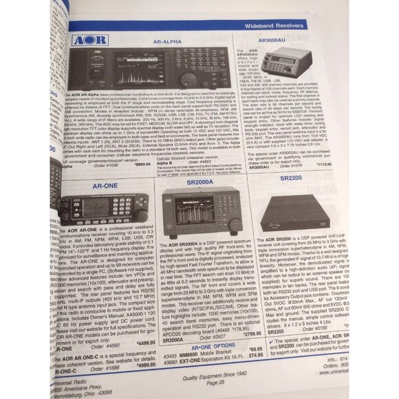 Universal Radio Inc Magazine 2009 Radios Scanners Amplifier Antenna Shortwave - Picture 7 of 8
